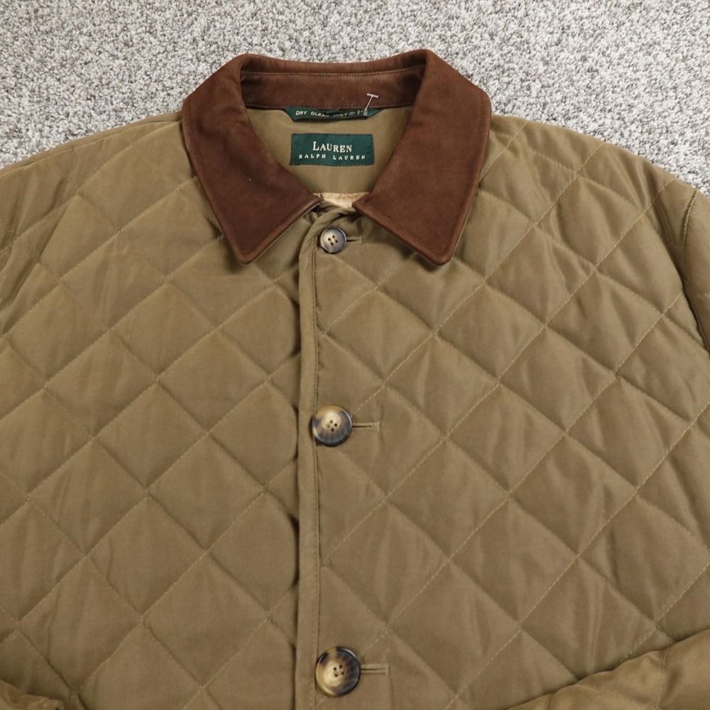 Lauren Ralph Lauren Brown Quilted Windbreaker - Picture 3 of 11